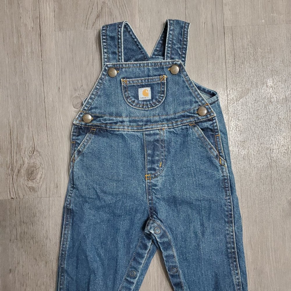 Carhartt Denim Overalls size 9 months